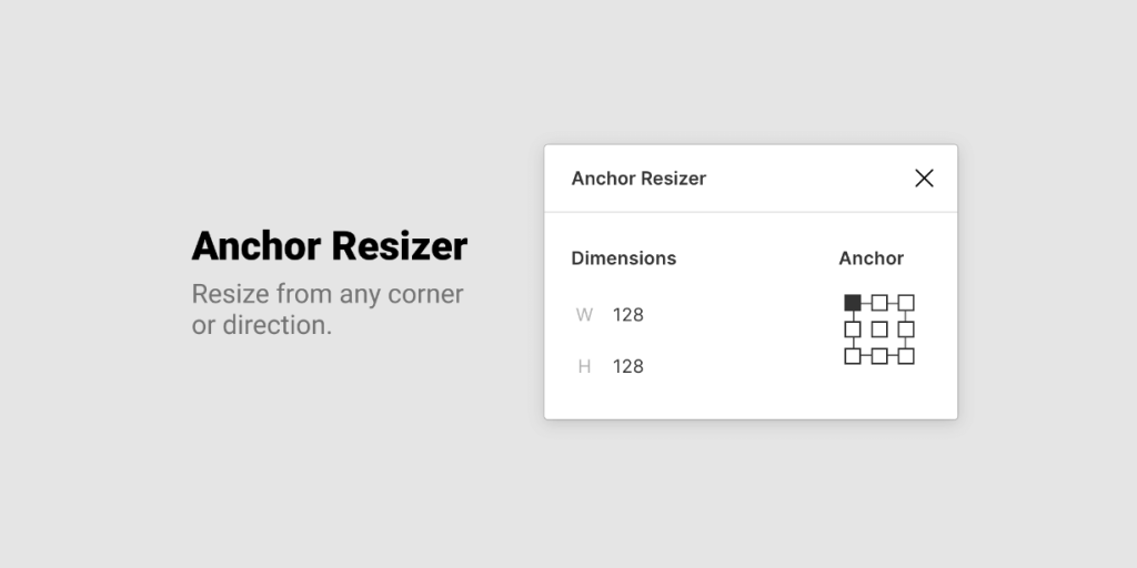 Free Anchor Resizer Figma Plugin | Figma Elements