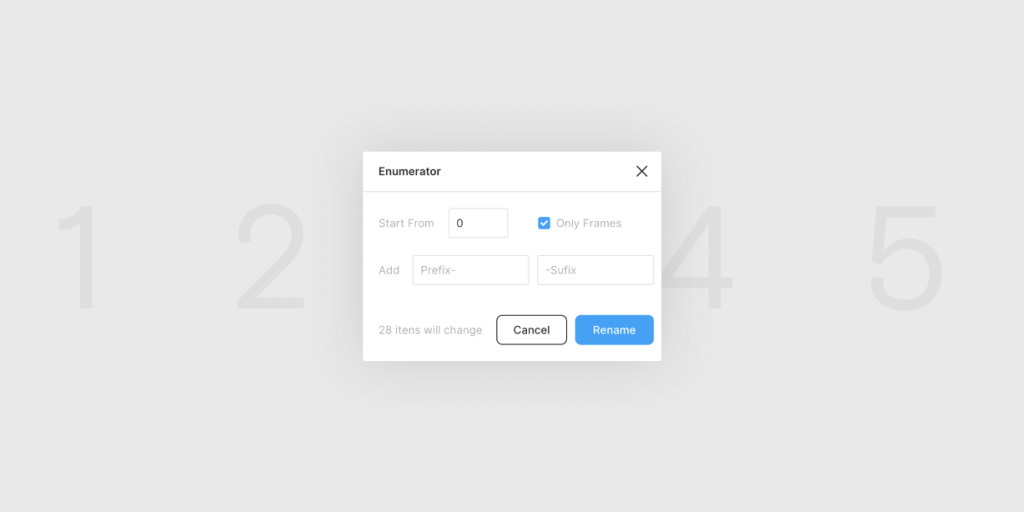 Free Enumerator Figma Plugin | Figma Elements