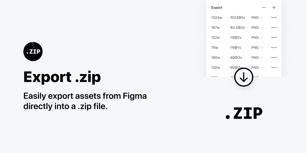 Free Export .zip Figma Plugin Figma Elements