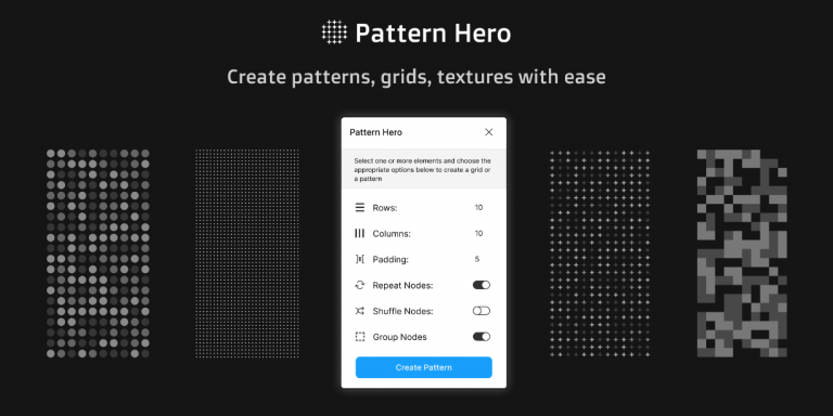 Free Pattern Hero Figma Plugin | Figma Elements