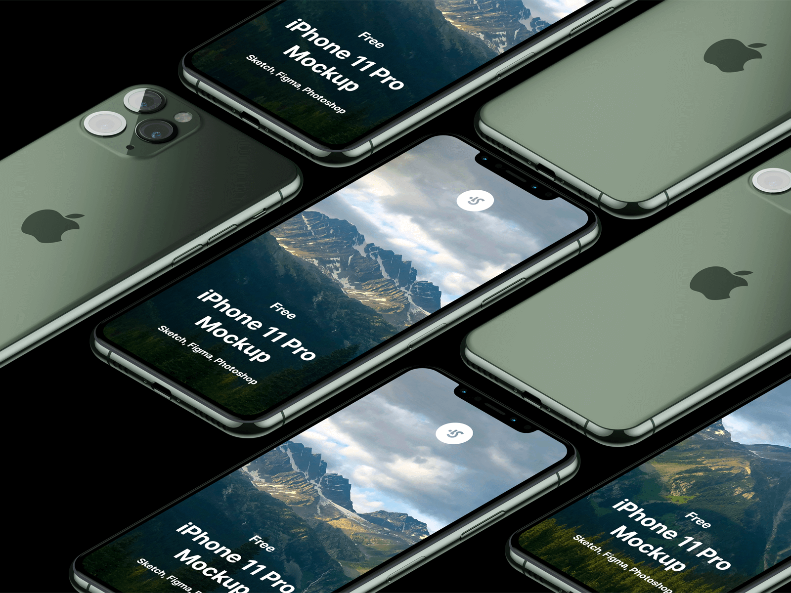 Download Iphone 11 Pro Perspective Mockup Free Figma Resource Figma Elements