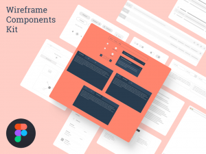 Desktop Wireframe Components - Free Figma Resource | Figma Elements