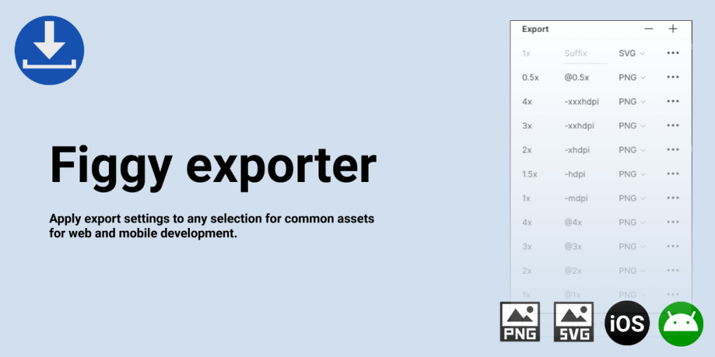 Free Figgy Exporter Figma Plugin | Figma Elements