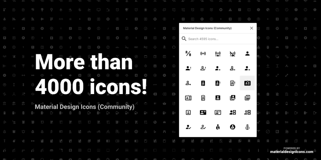 Free Material Design Icons Figma Plugin Figma Elements