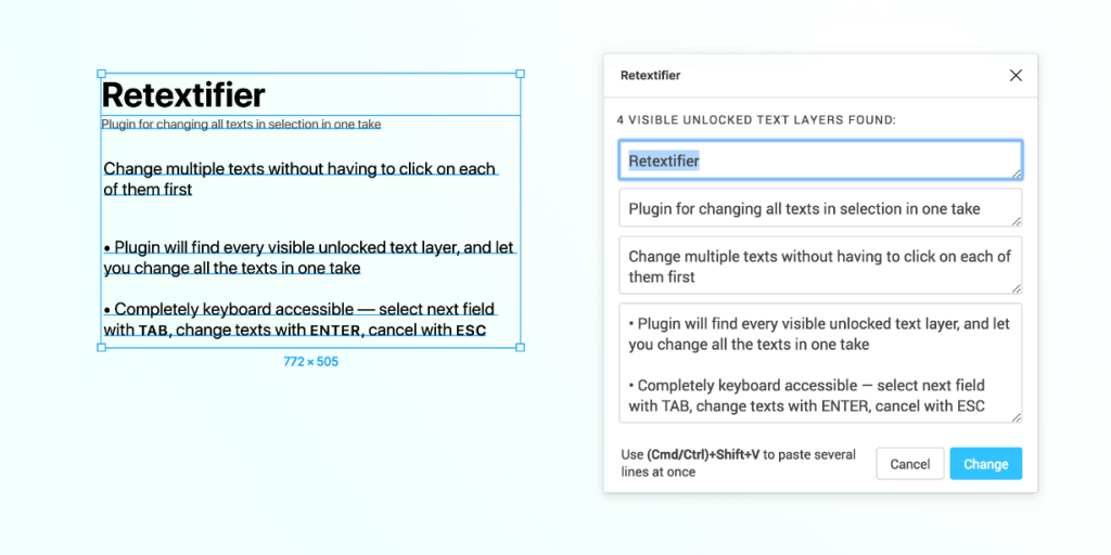 Free Retextifier Figma Plugin | Figma Elements