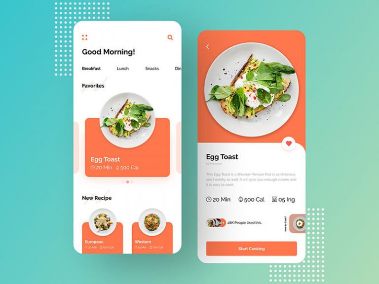 Meal Planner App UI - Free Figma Resource | Figma Elements