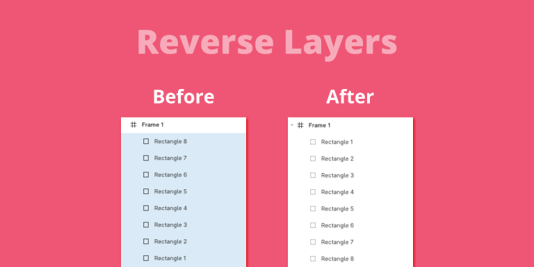 Free Reverse Layers Figma Plugin | Figma Elements