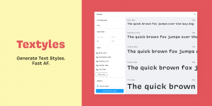 Free Textyles Figma Plugin | Figma Elements