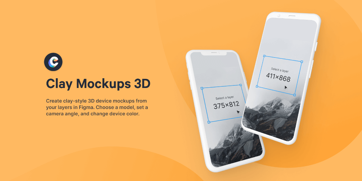 Download Free Clay Mockups 3d Figma Plugin Figma Elements