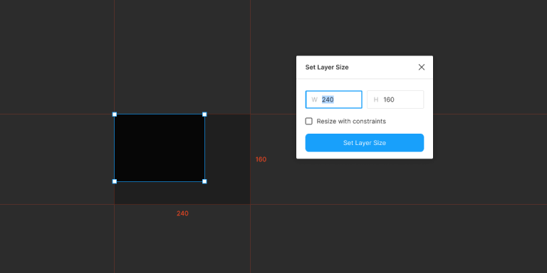 Free Set Layer Size Figma Plugin | Figma Elements
