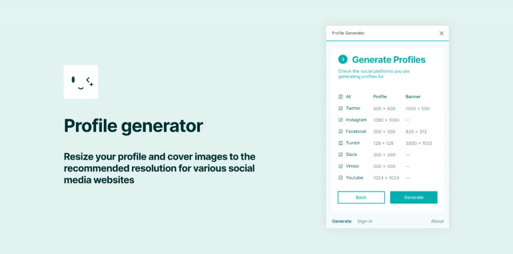 Free FigPug Profile Generator Figma Plugin | Figma Elements