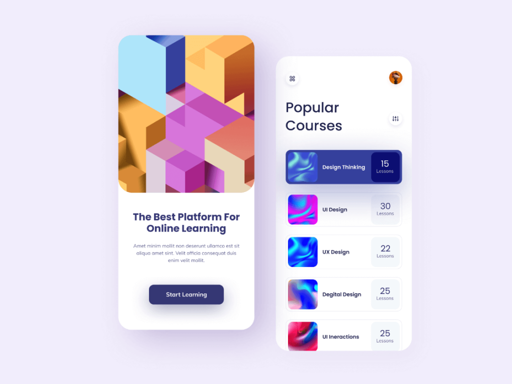 Online Learning - Free Figma Resource | Figma Elements