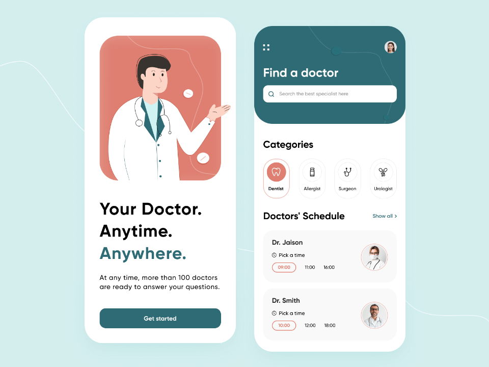 Doctor App, Find your doctor