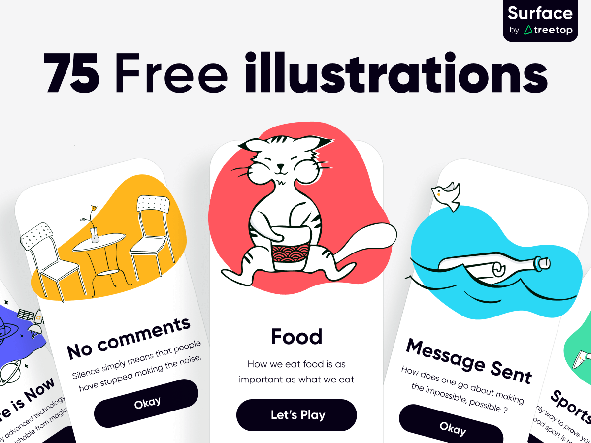 Free Illustrations - Figma