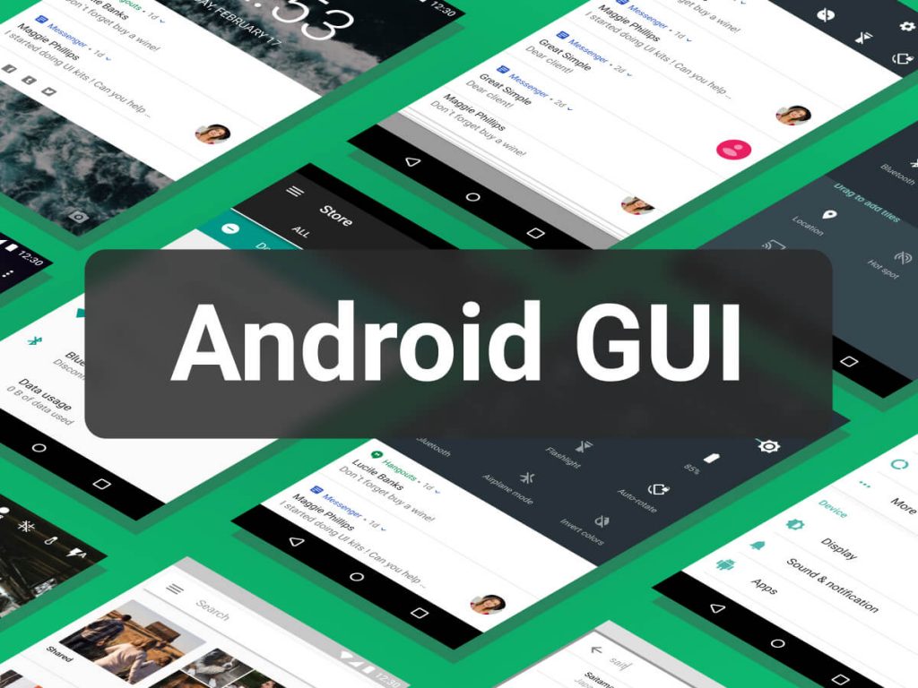 Android 7 Nougat Figma UI Kit