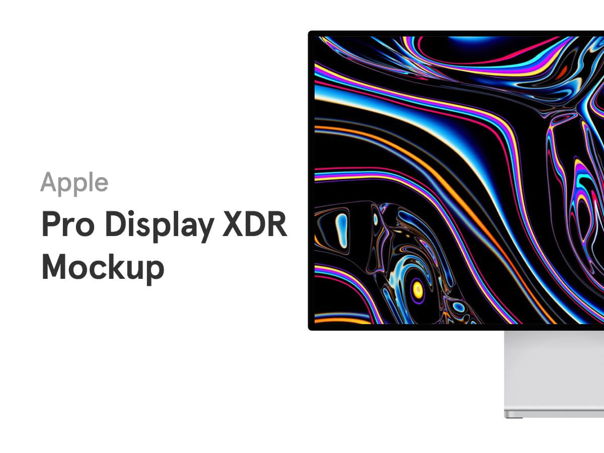 Apple Pro Display XDR Figma Mockup