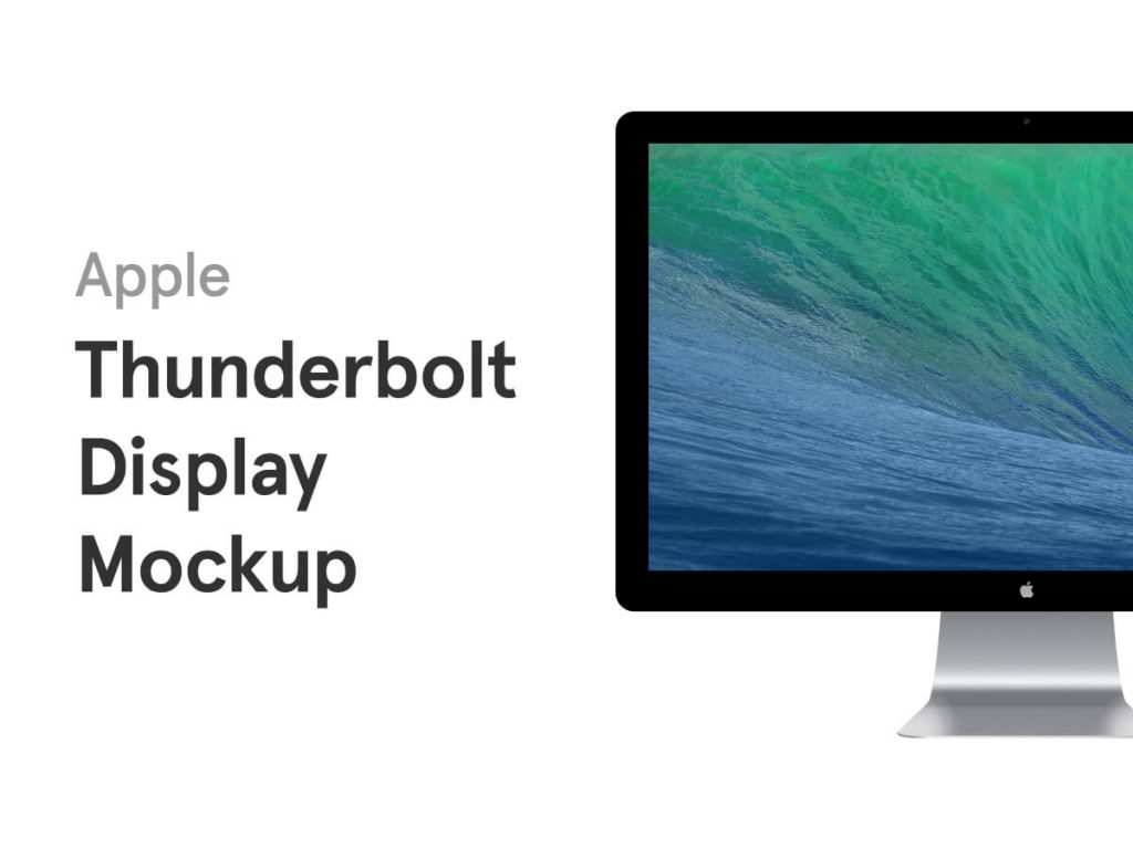 Apple Thunderbolt Figma Mockup