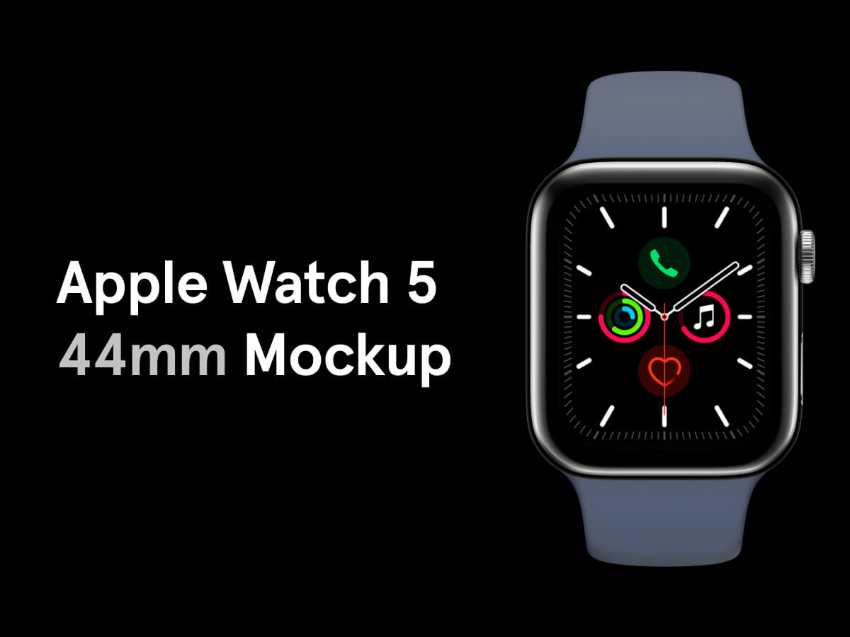 Free Apple Watch Mockup  Mockup World HQ