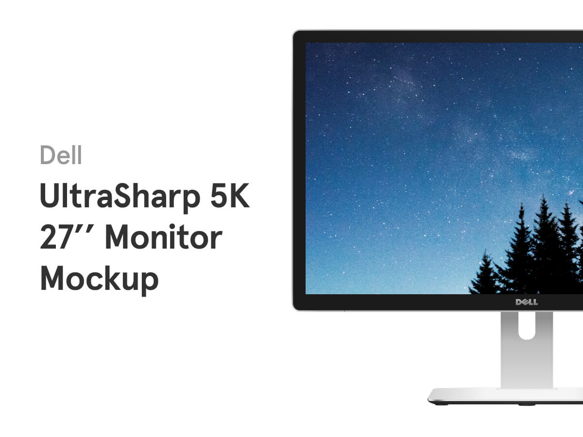 Dell UltraSharp 5K Monitor Figma Mockup