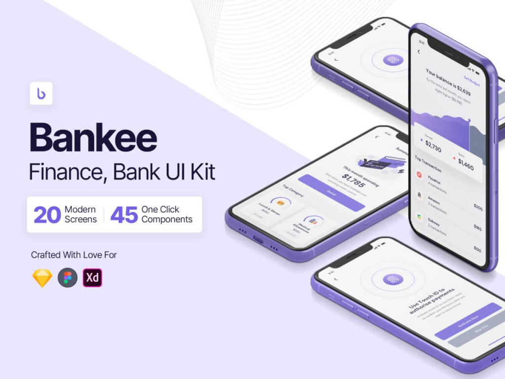 Finance Bank & Wallet Figma UI Kit