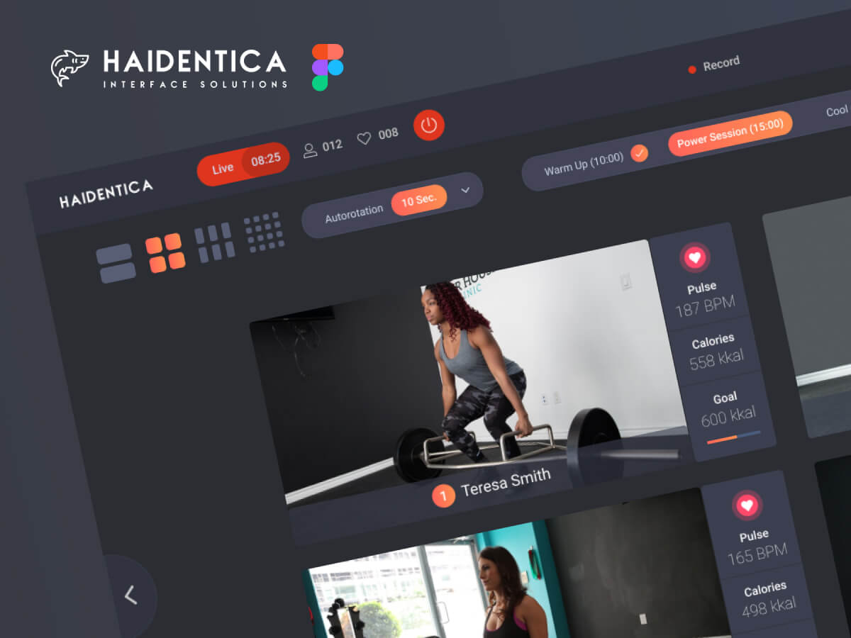 Multipurpose Broadcast Video Conference UI Kit Free Figma Resource