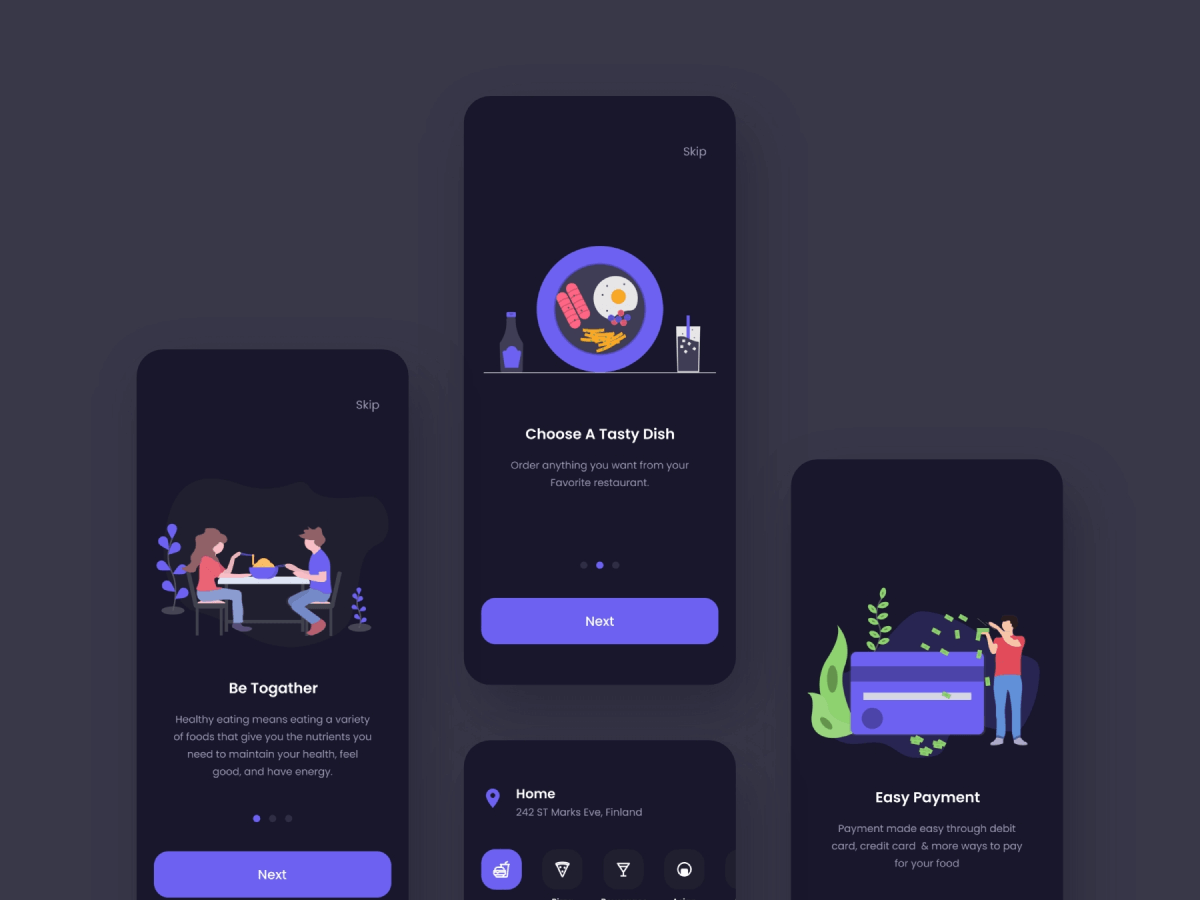 Food Delivery App Figma UI Kit