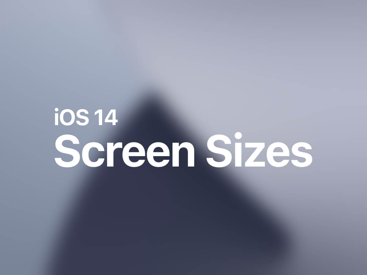 iOS 14 Screen Sizes Figma UI Kit