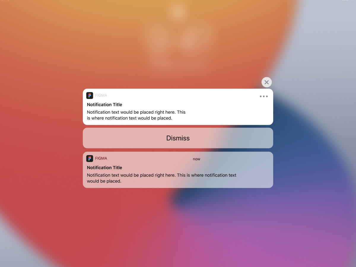 iPadOS 14 Figma UI Kit