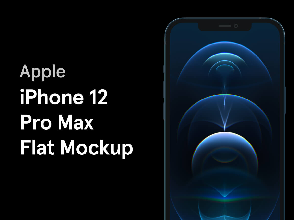 Download iPhone 12 Pro Max Flat Mockup - Free Figma Resource ...
