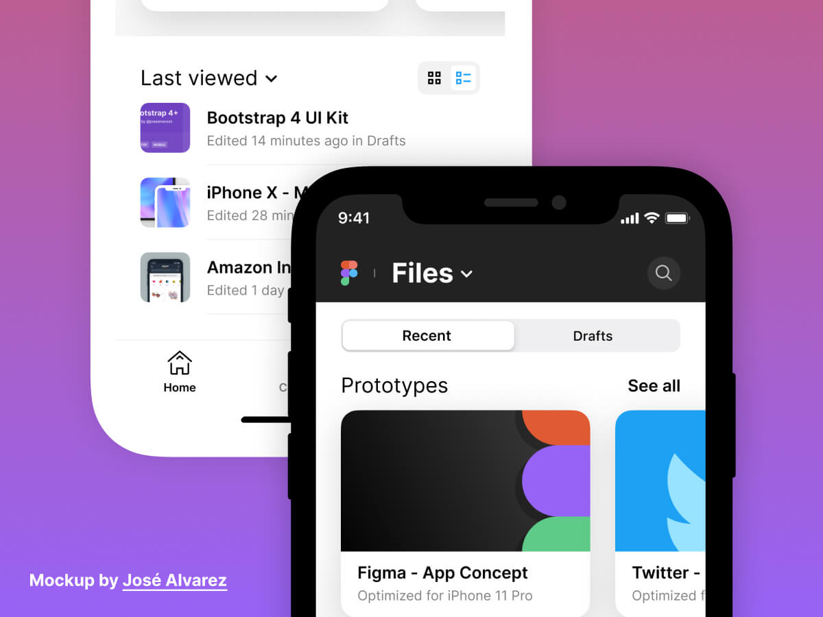 iphone mockup figma