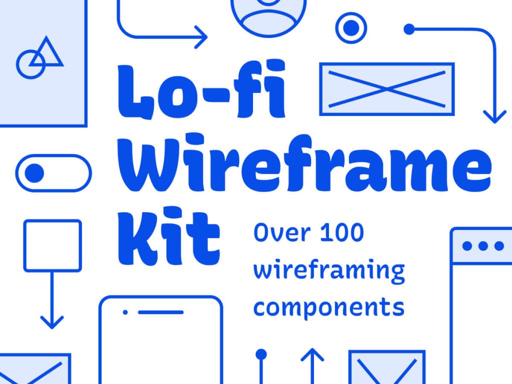 Lo-fi Wireframe Figma Kit