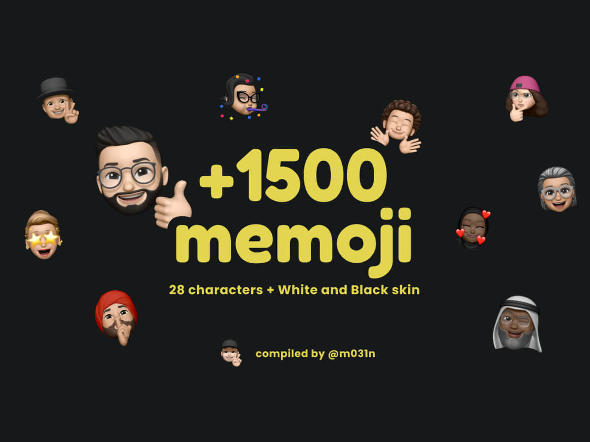 Memoji Icon Pack for Figma