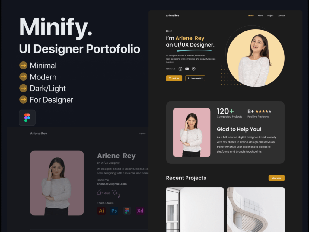 Figma Portfolio Website Template