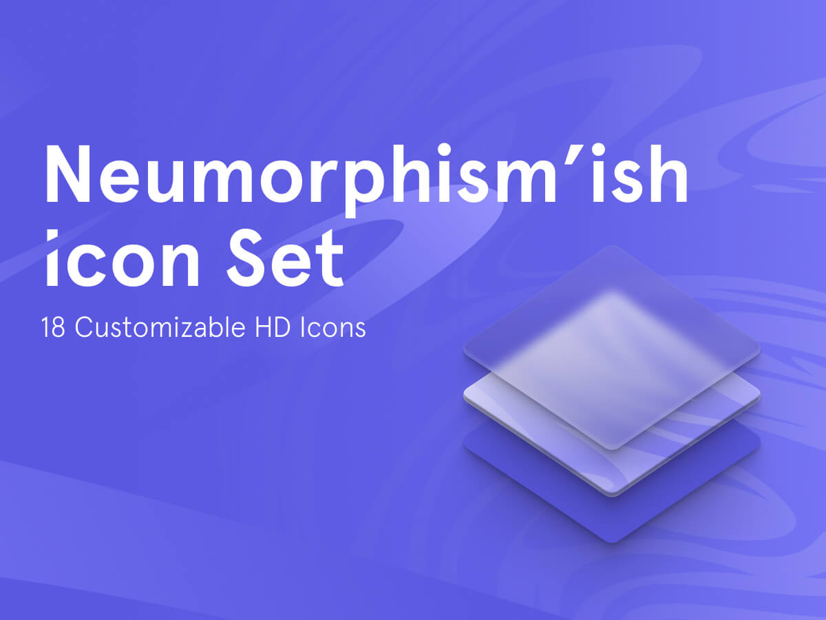 Neumorphism Figma Icon Set