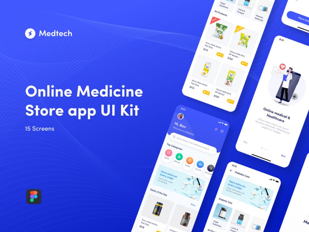 Online Medicine Store UI Kit