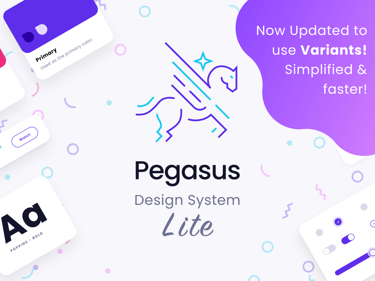 Pegasus Design System Figma UI Kit