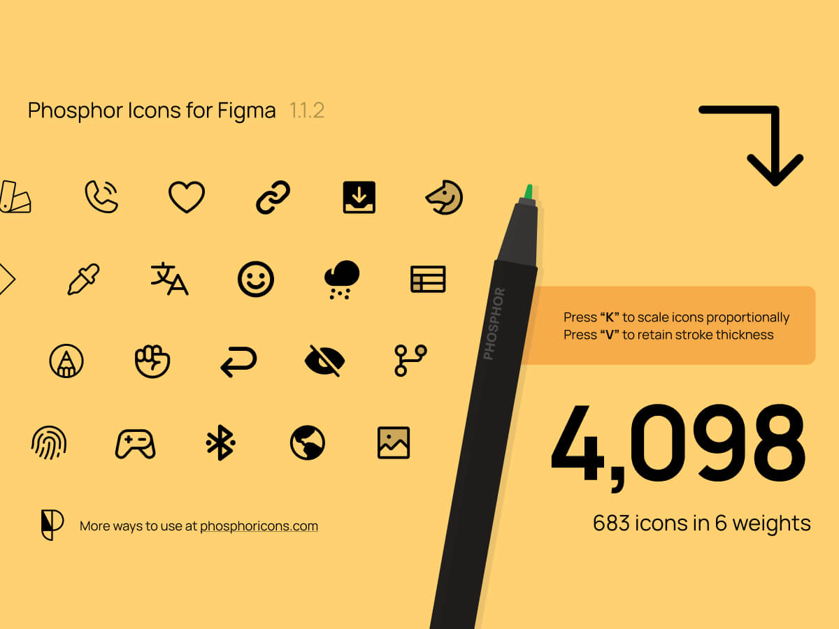 Phosphor Icons for Figma