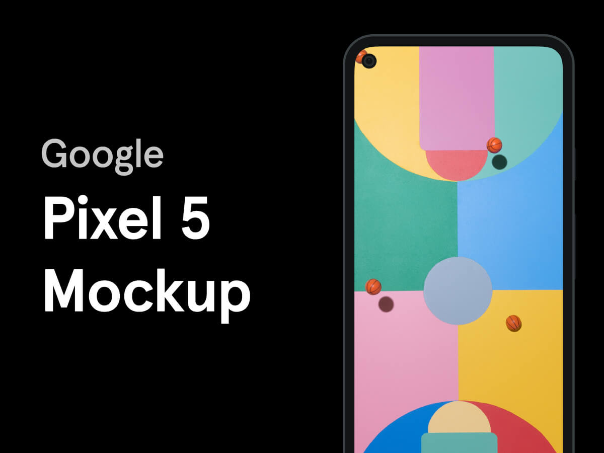 Google Pixel 5 Mockups