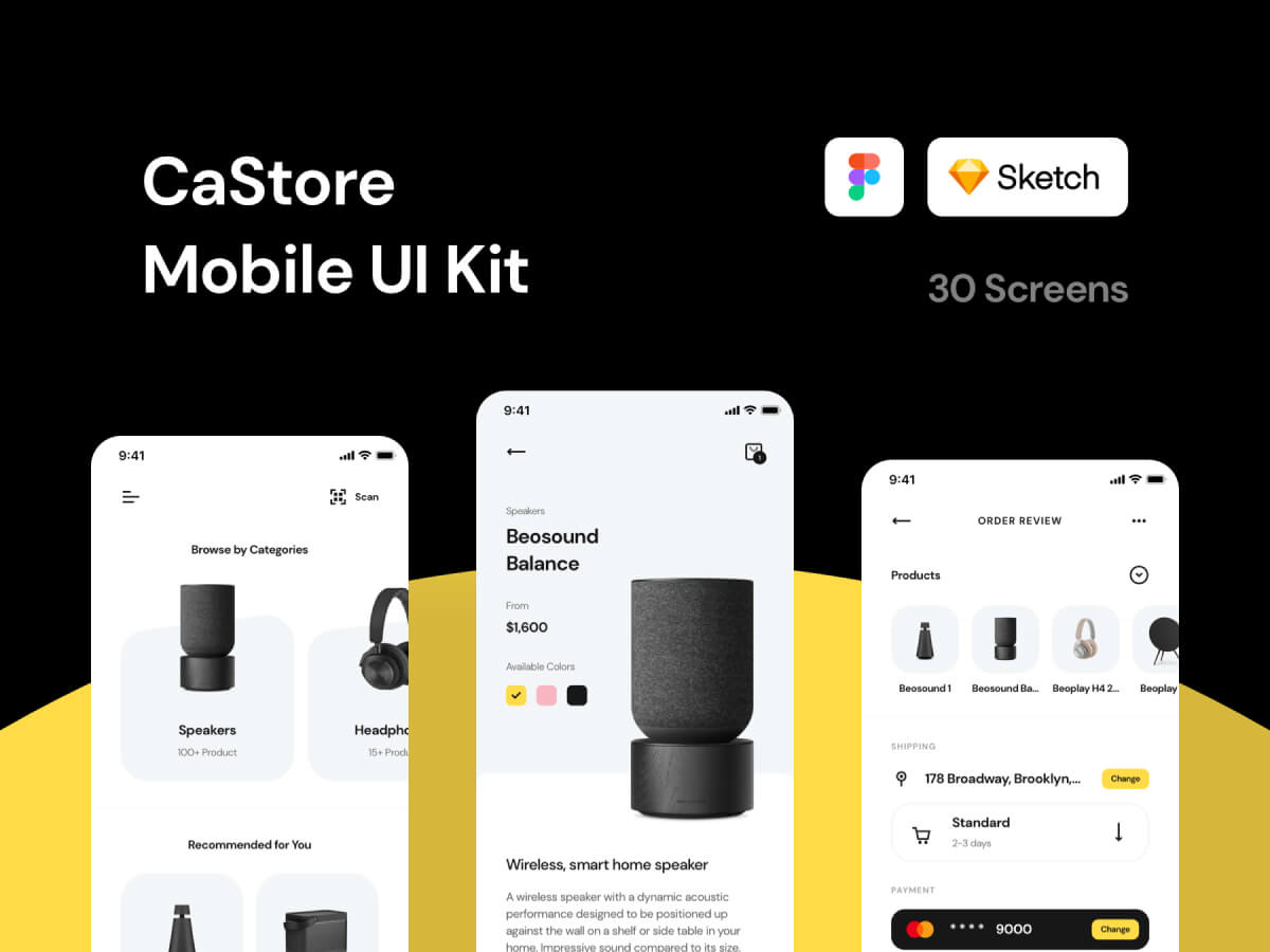 Premium Store App Figma UI Kit