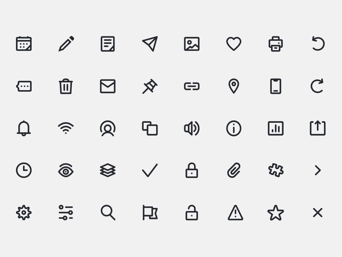 UI Primitive Icons for Figma