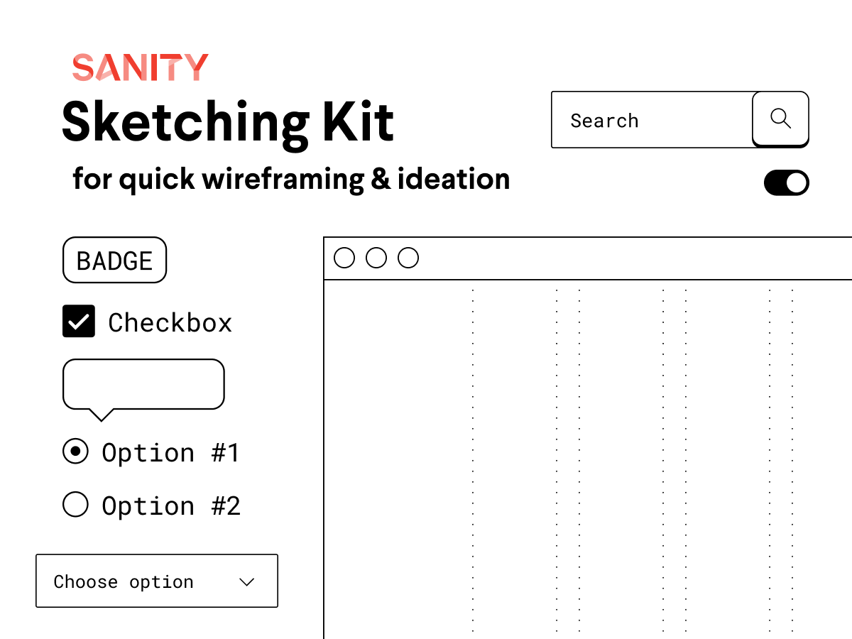 Sketching Kit Figma UI Kit