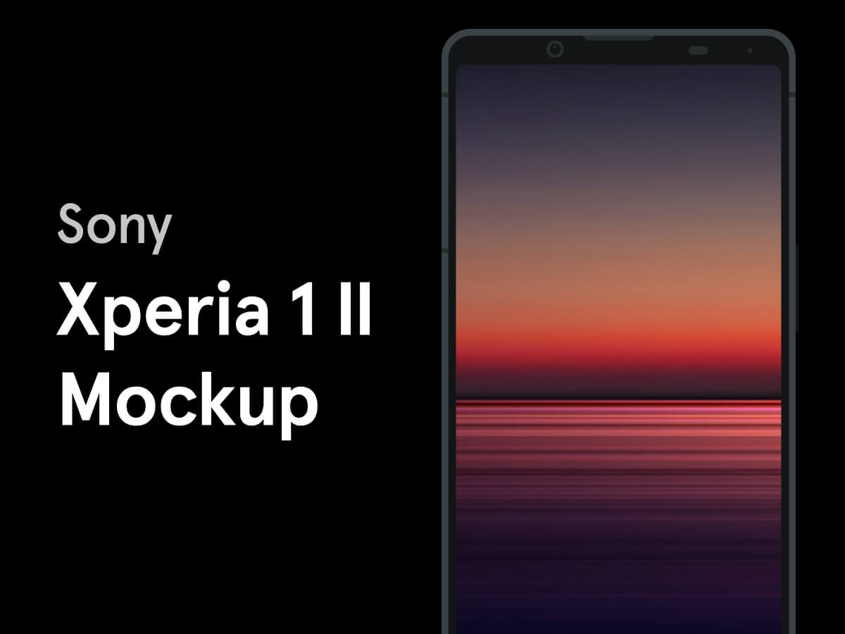 Sony Xperia 1 II Figma Mockup