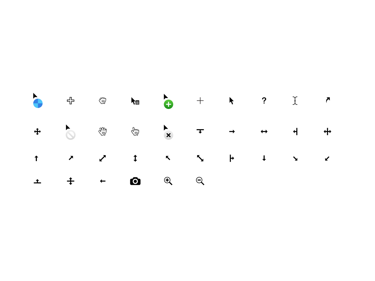 mac os x cursors pack