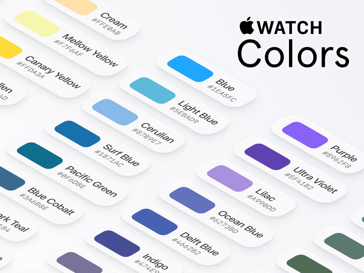 WatchOS Colors Figma