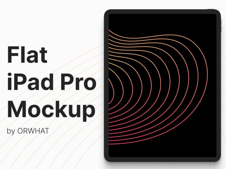 Download Flat iPad Pro Mockup - Free Figma Resource | Figma Elements