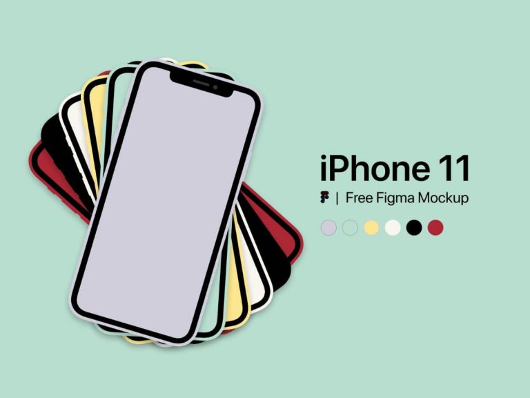 figma iphone 11 mockup