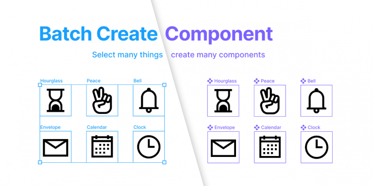 Free Batch Create Component Figma Plugin | Figma Elements