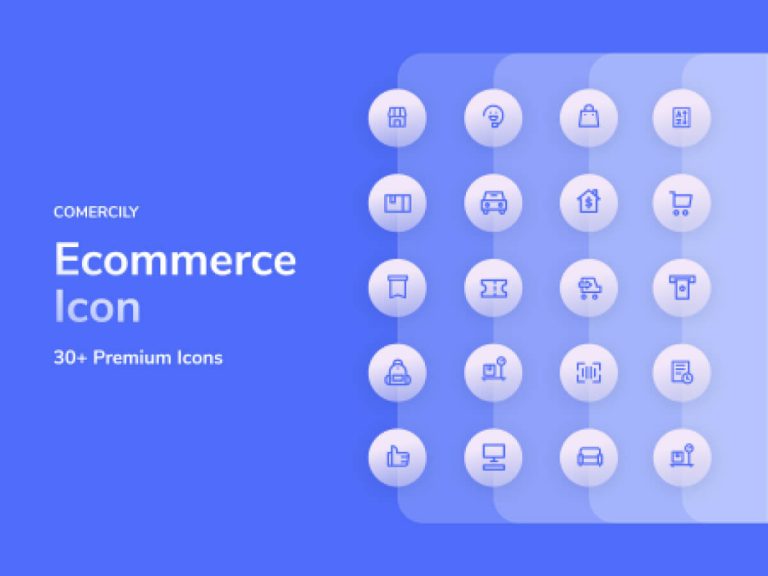 Ecommerce Icon Set - Free Figma Resource | Figma Elements