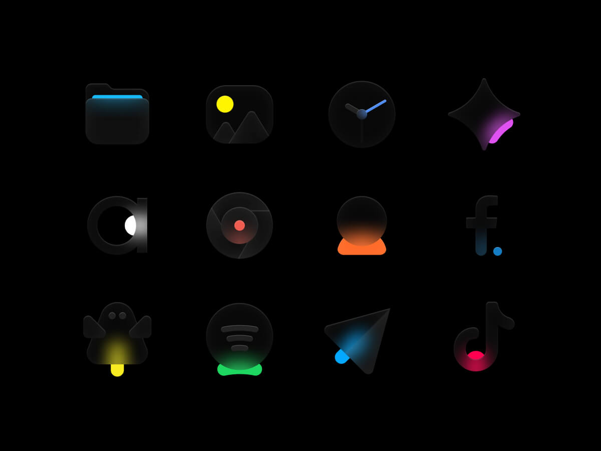 Glossy Icons for iOS14