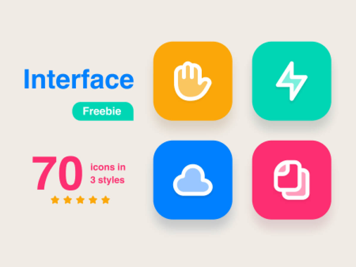 Multiplatform Interface Icon Set